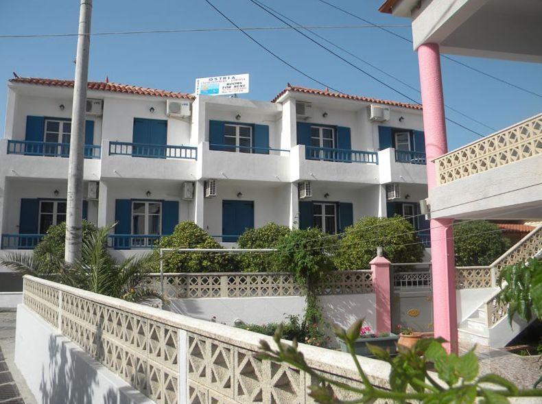 Ostria Eressos Rooms Szkála Ereszú Kültér fotó