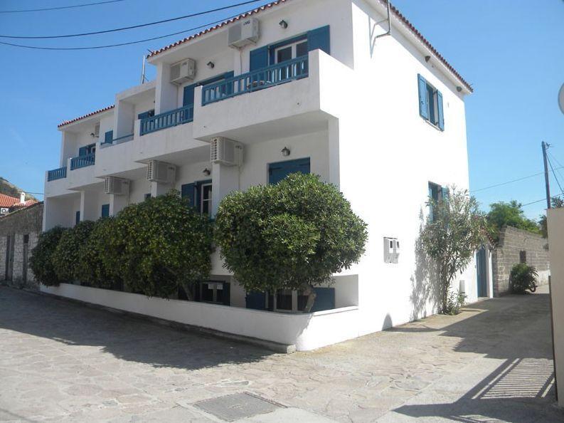 Ostria Eressos Rooms Szkála Ereszú Kültér fotó