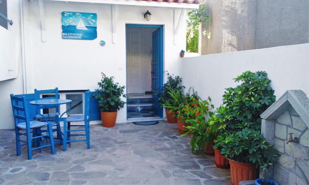 Ostria Eressos Rooms Szkála Ereszú Kültér fotó
